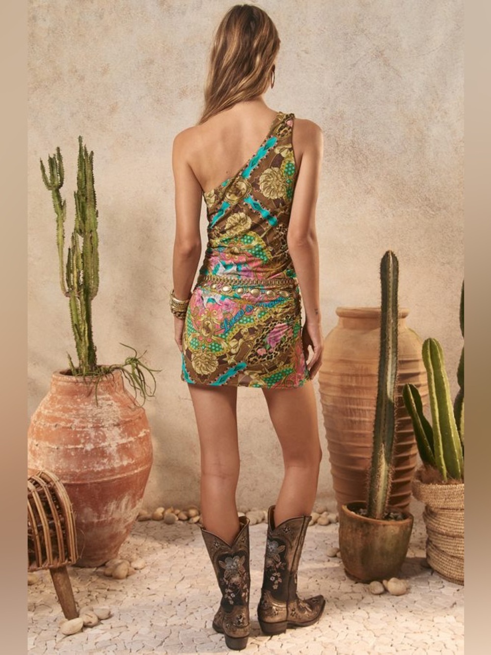 SPELL Lovers & Dreamers Mesh Mini Dress, Cosmos Pink XS - Picture 6 of 12